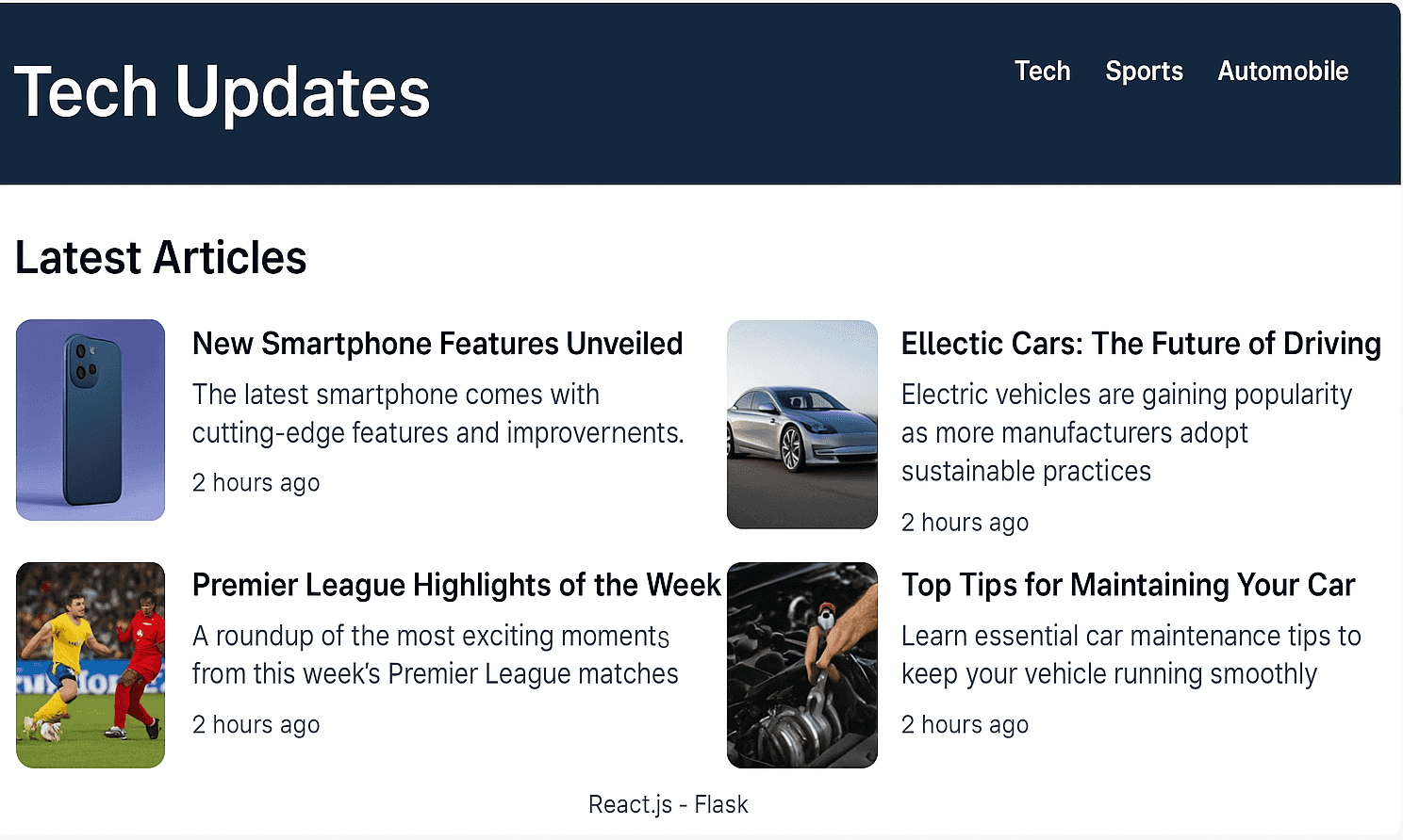 Tech-updates (Personal Tech News Aggregator)